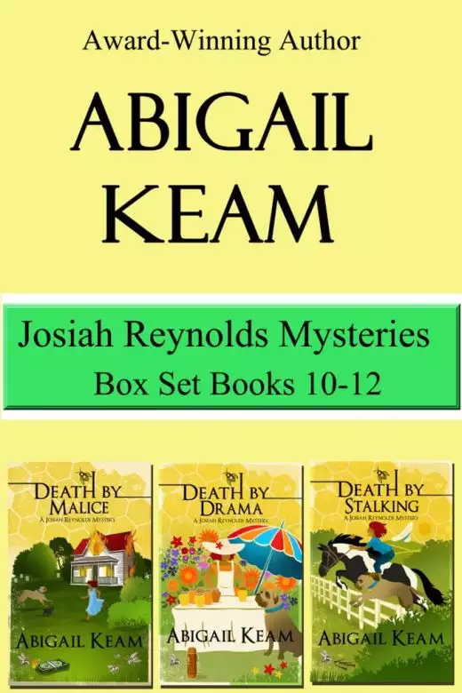 Josiah Reynolds Mysteries Box Set 4: Death By Malice, Death By Drama, Death By Stalking