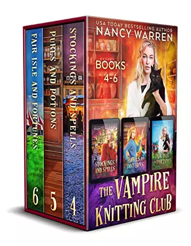The Vampire Knitting Club Boxed Set: Books 4-6: A paranormal cozy mystery