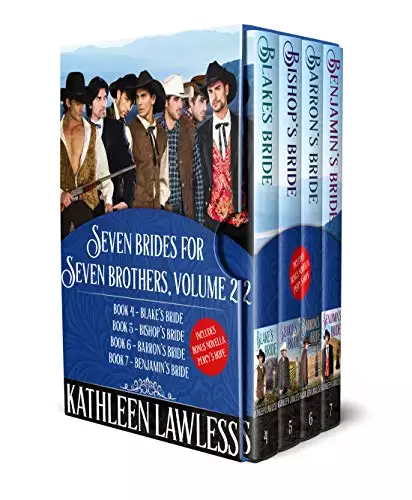 SEVEN BRIDES FOR SEVEN BROTHERS Volume 2 Books 4-7: A Sweet Historical Western Romance Series