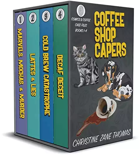 Coffee Shop Capers: Comics and Coffee Case Files Books 1-4