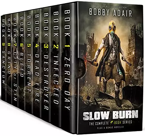 Slow Burn Box Set: The Complete First Saga in the Post-Apocalyptic Series