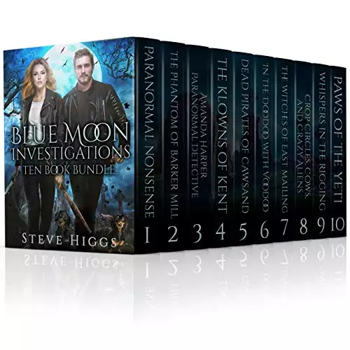 Blue Moon Investigations Ten Book Bundle: A Humorous Fantasy Adventure Series