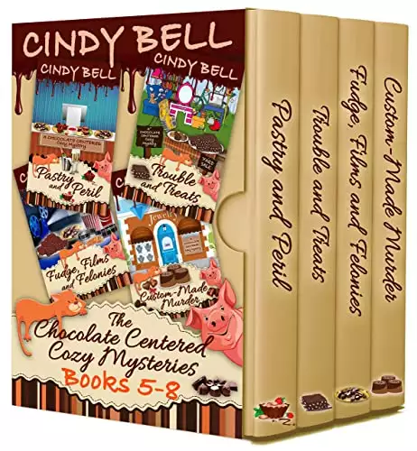 Chocolate Centered Cozy Mysteries Books 5 - 8