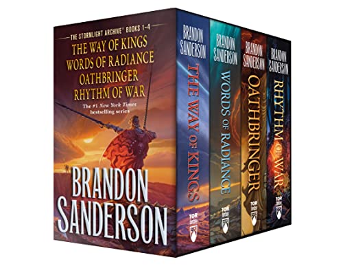 Stormlight Archives HC Box Set 1-4: The Way of Kings, Words of Radiance, Oathbringer, Rhythm of War