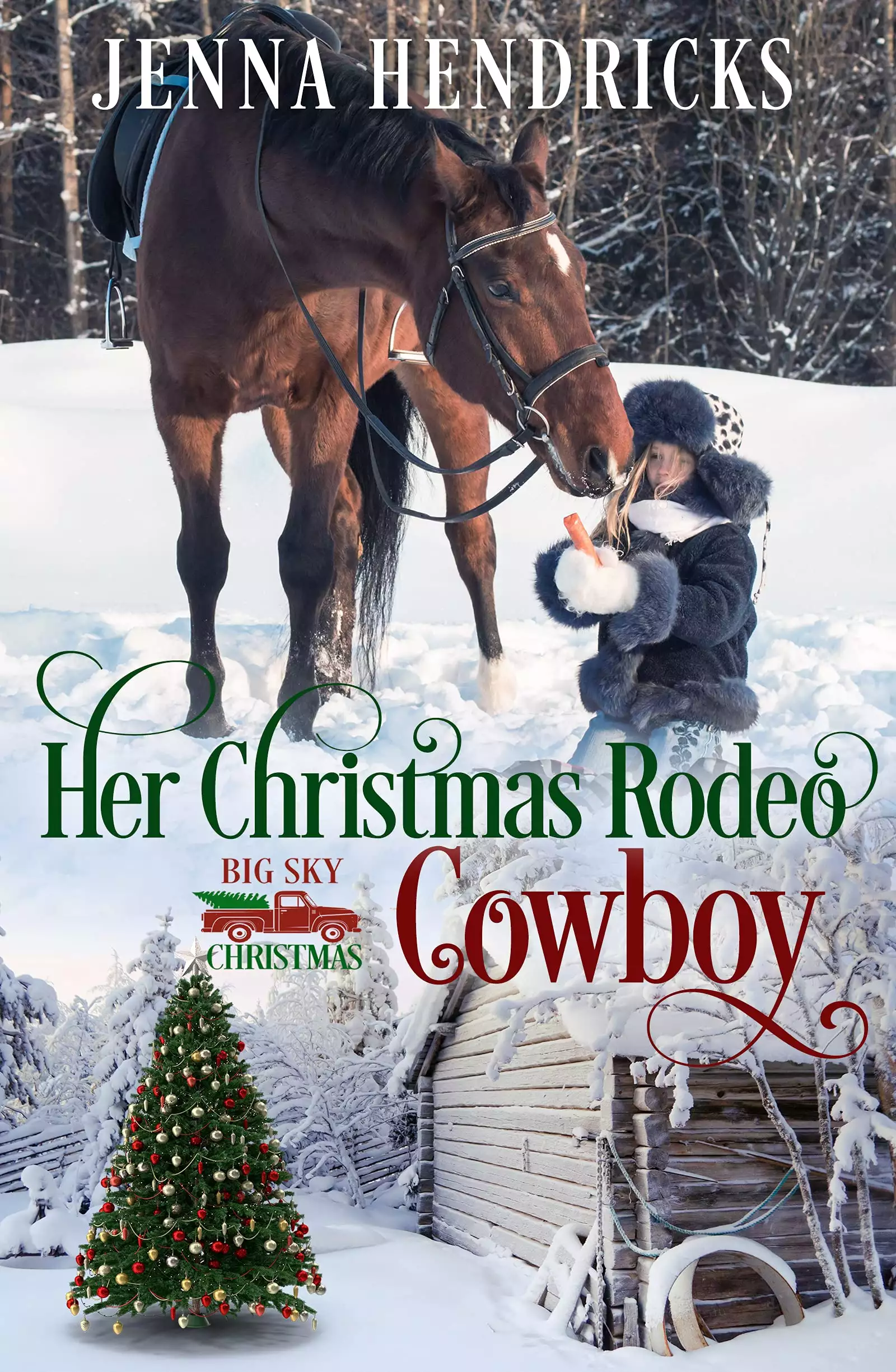 Her Christmas Rodeo Cowboy: Clean & Wholesome Christmas Cowboy Romance