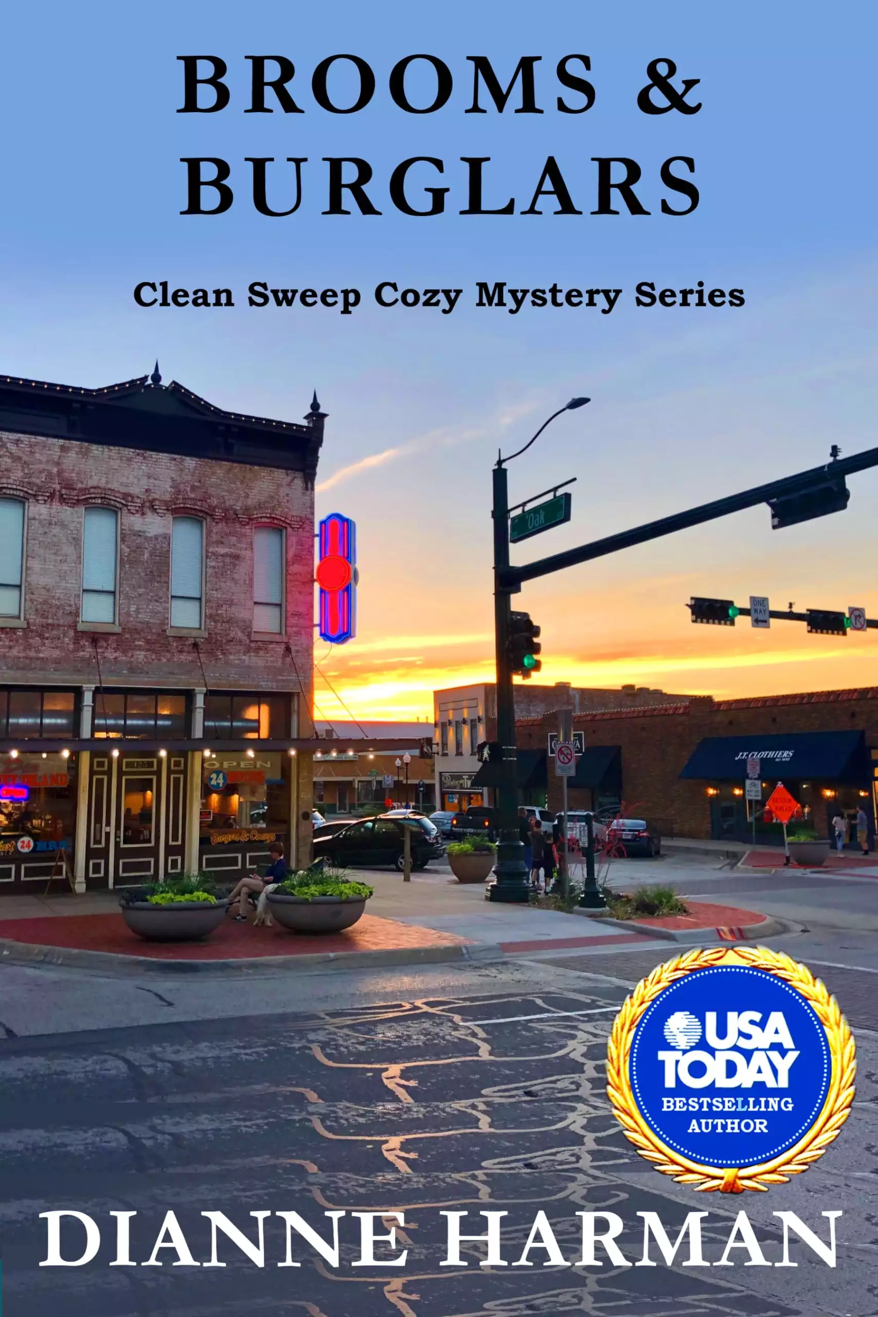 Brooms & Burglars: Clean Sweep Cozy Mystery Series