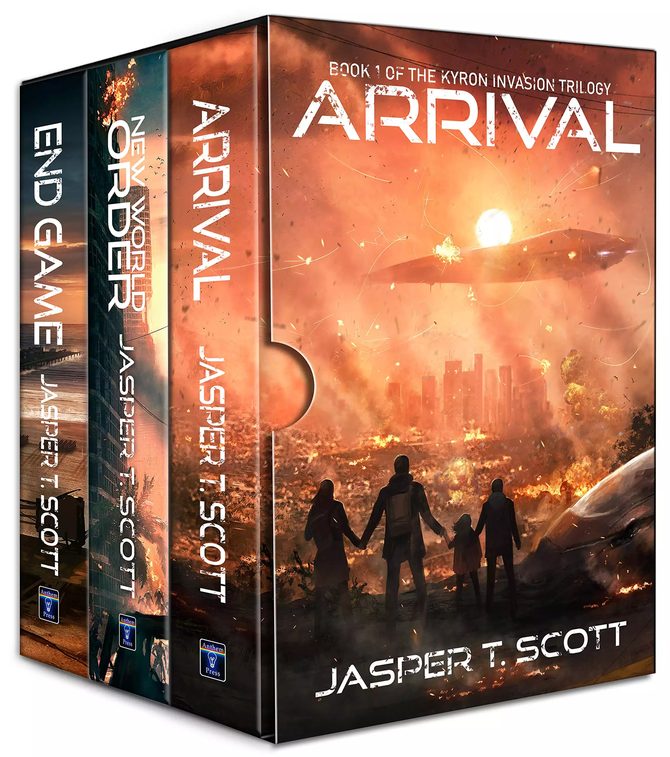 Kyron Invasion: The Complete Series (Books 1-3) (Jasper Scott Box Sets)