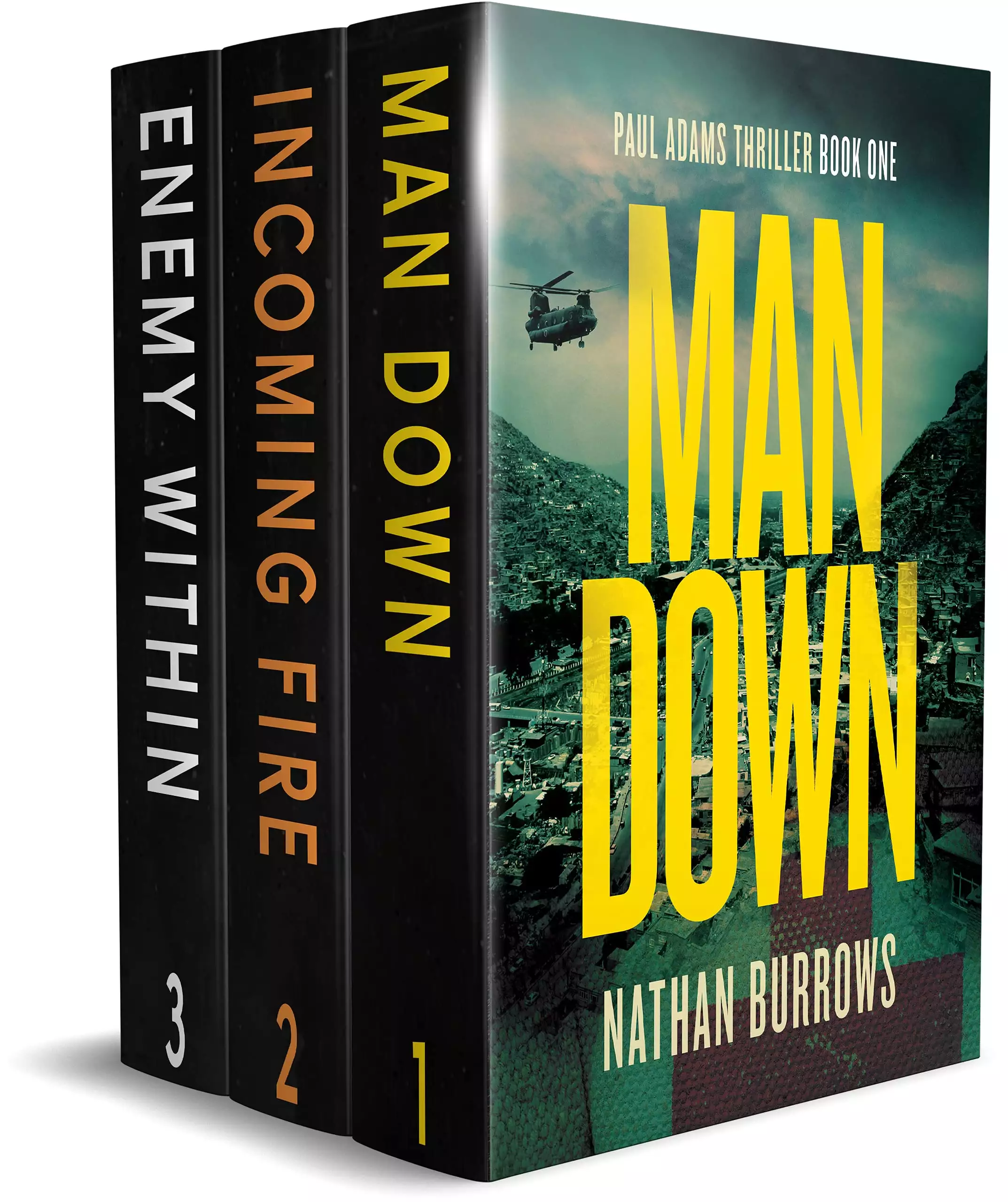 British Military Thriller Series (Books 1 to 3): Man Down, Incoming Fire, and Enemy Within in one eBook set