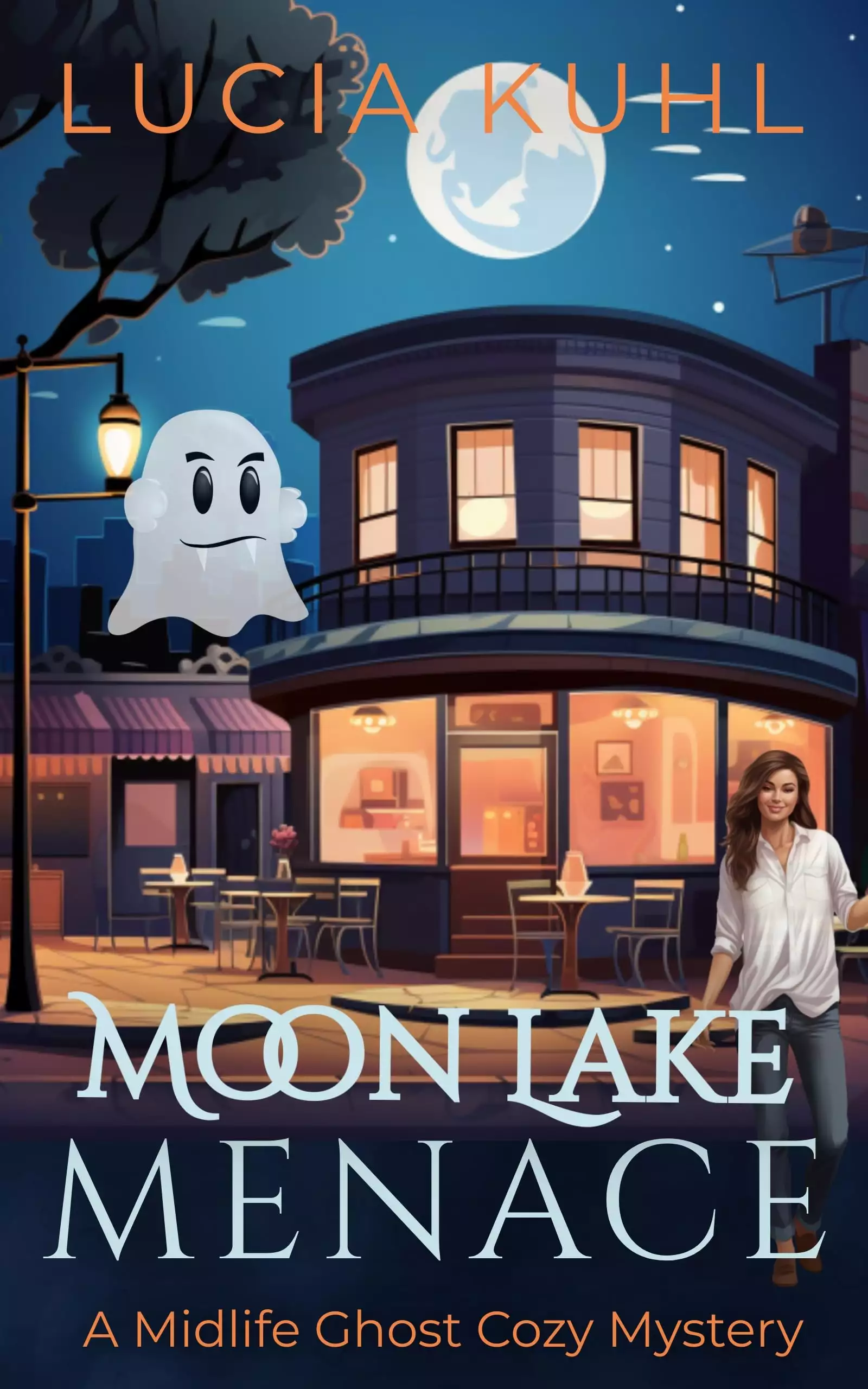 Moon Lake Menace: A Midlife Ghost Cozy Mystery