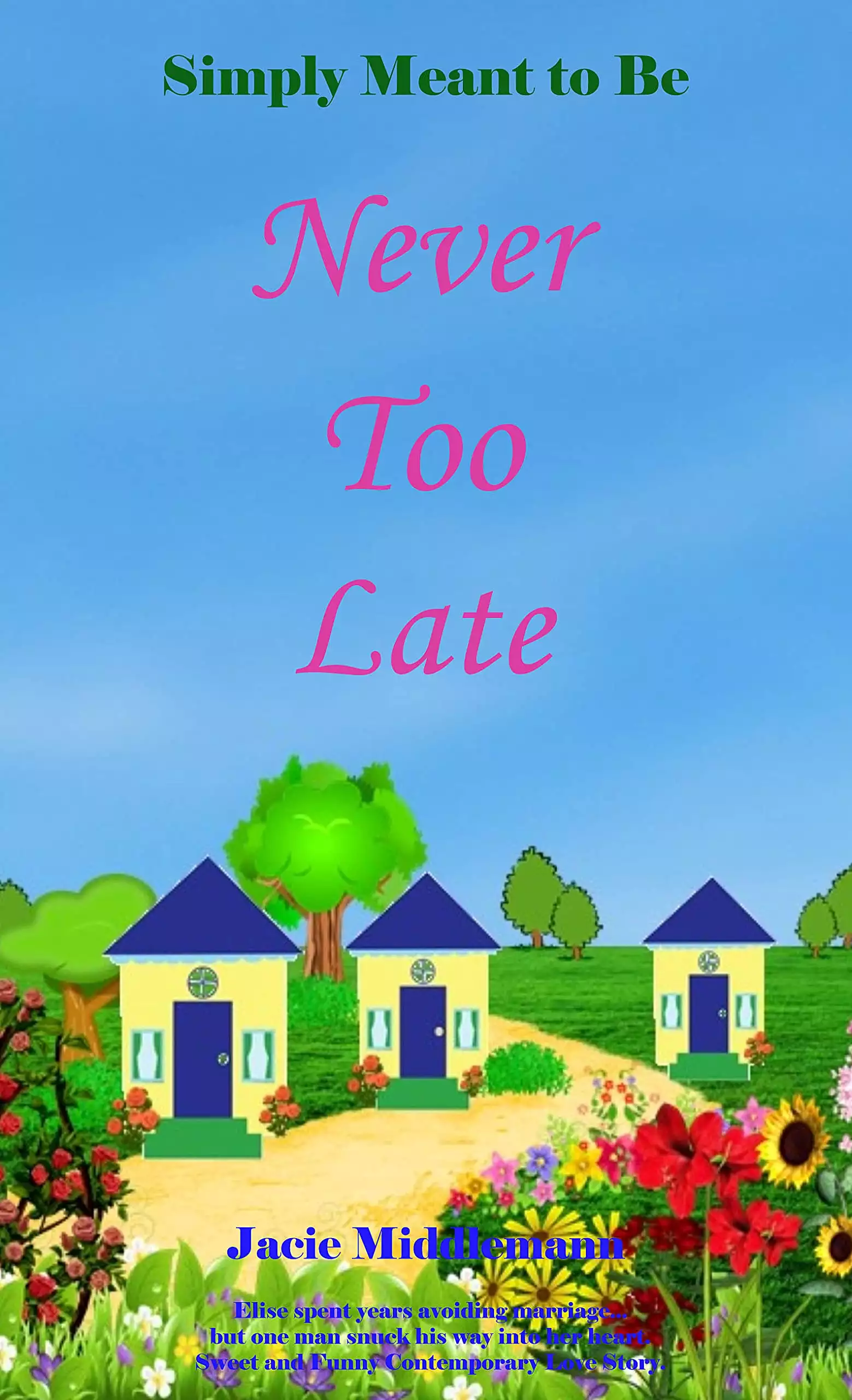 Never Too Late: Elise spent years avoiding marriage...but one man snuck his way into her heart. Sweet and Funny Contemporary Love Story.