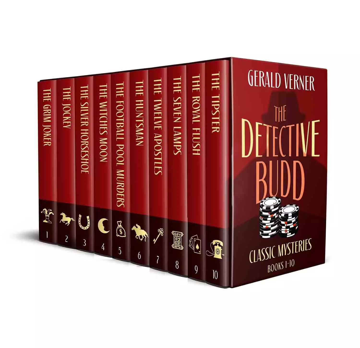 THE DETECTIVE BUDD CLASSIC MYSTERIES BOOKS 1–10 ten Golden Age British murder mysteries