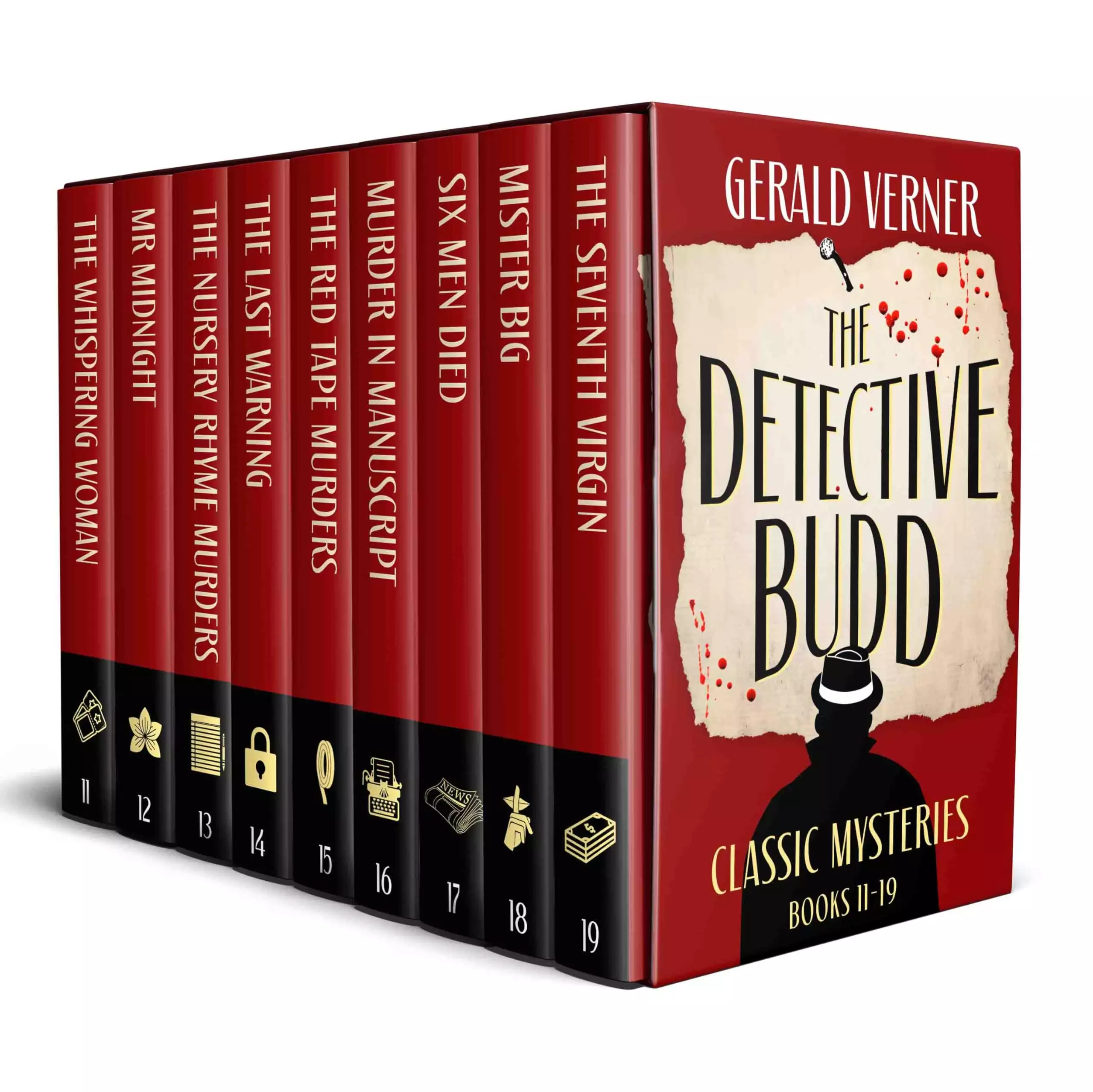 THE DETECTIVE BUDD CLASSIC MYSTERIES BOOKS 11–19 nine Golden Age British murder mysteries