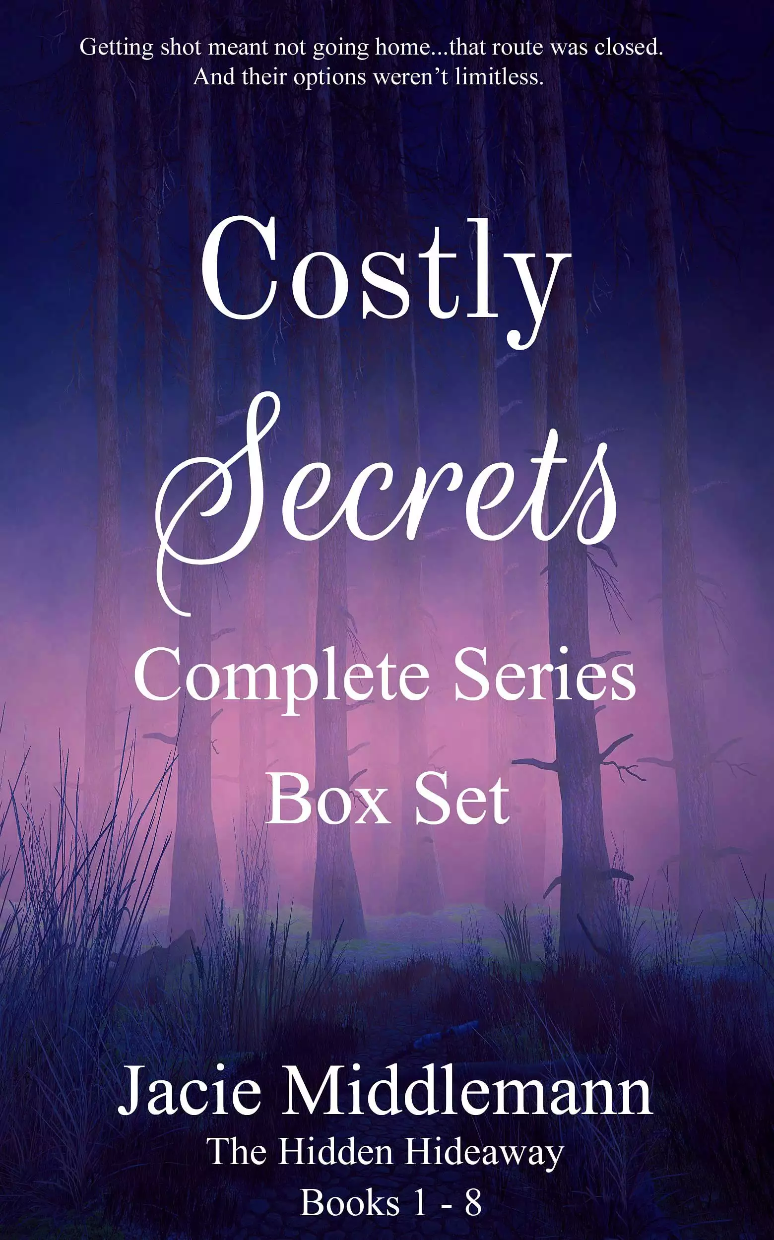 Costly Secrets Complete Series Box Set Books 1 - 8: Getting shot meant not going home...that route was closed. And their options weren't limitless.