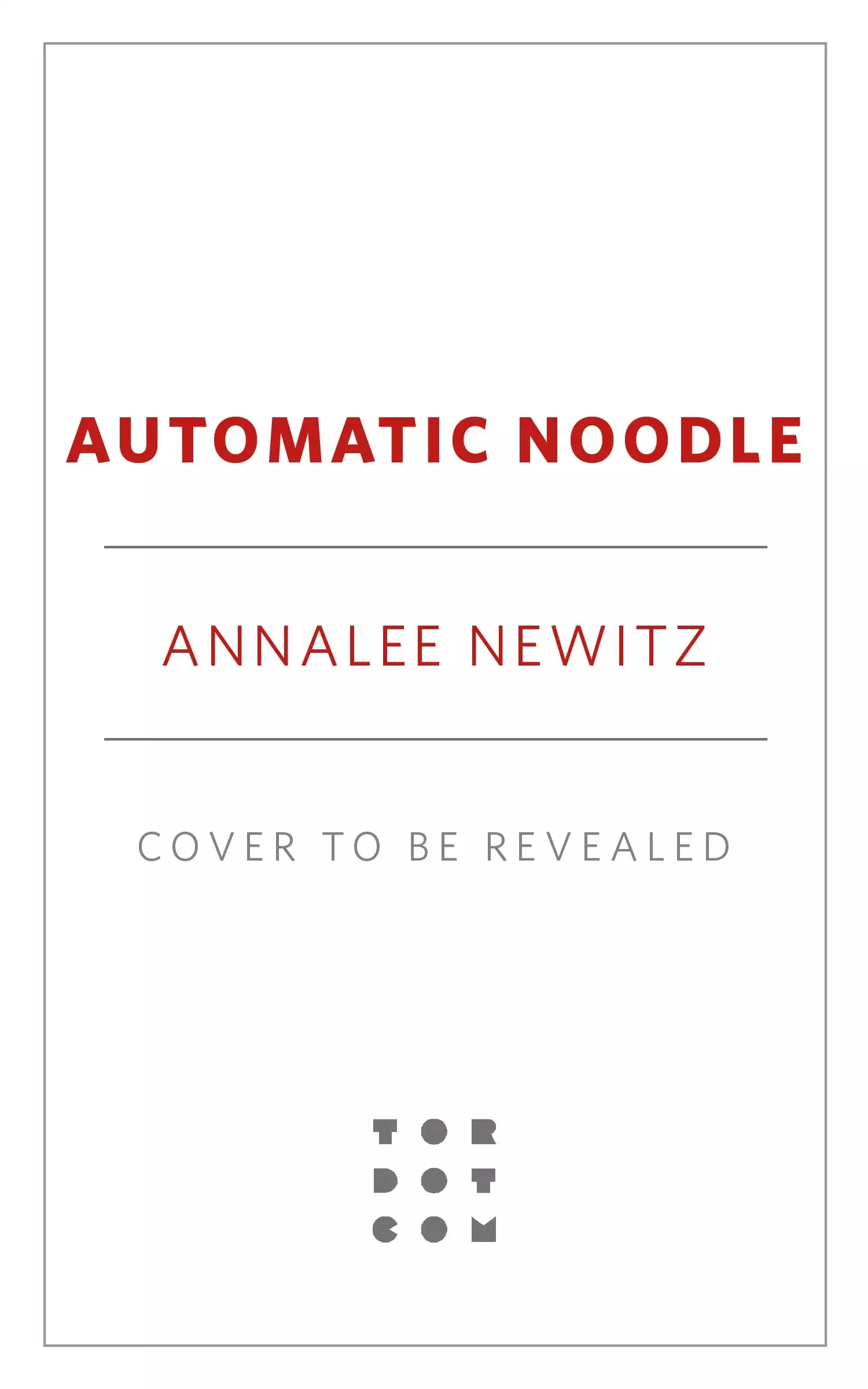 Automatic Noodle