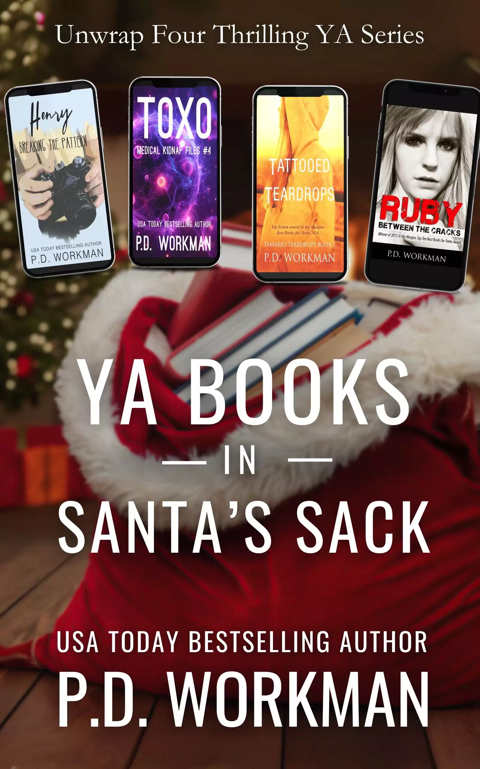 YA Books in Santa's Sack: Unwrap Four Thrilling YA Series