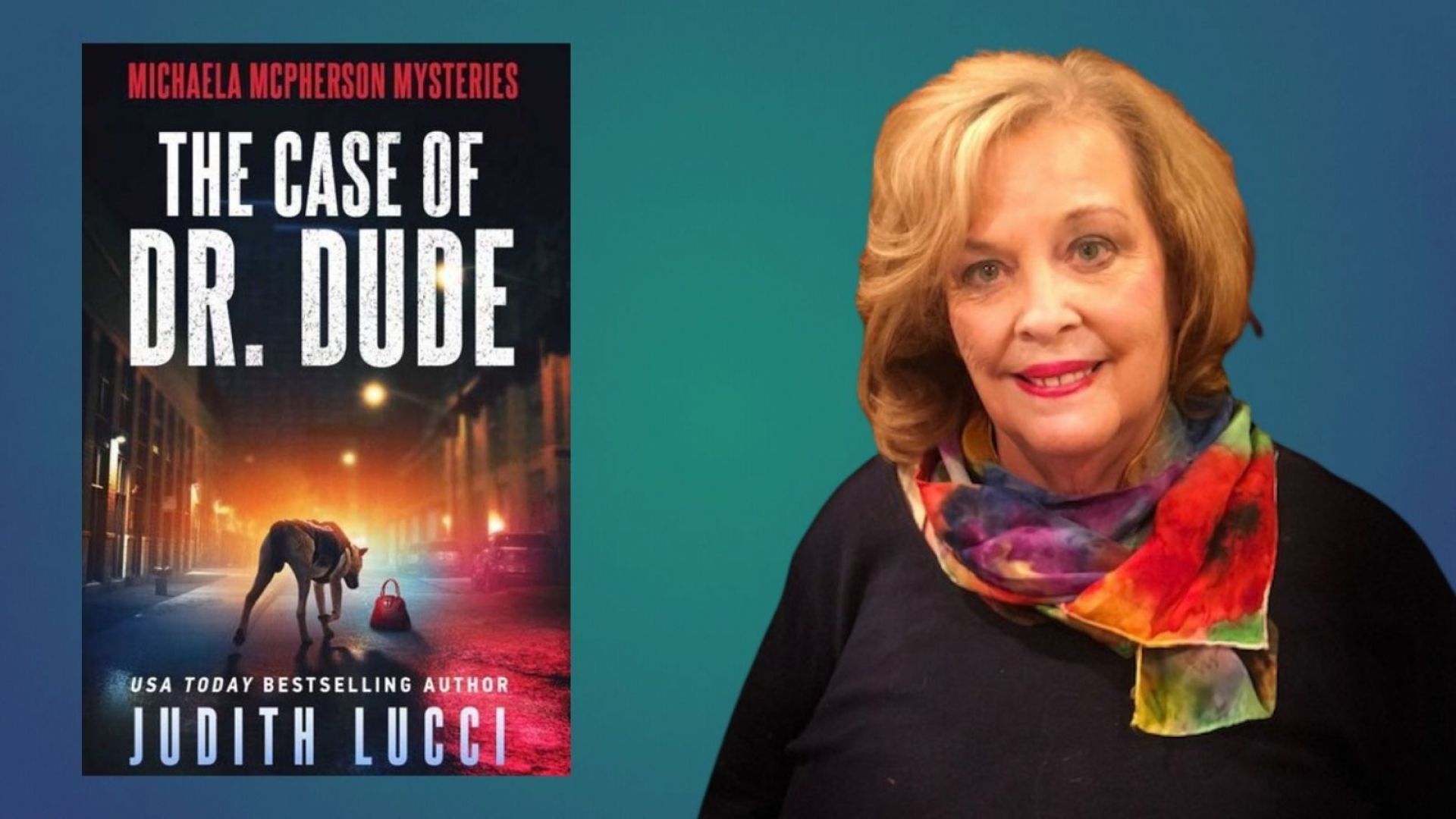 Judith Lucci and her new book